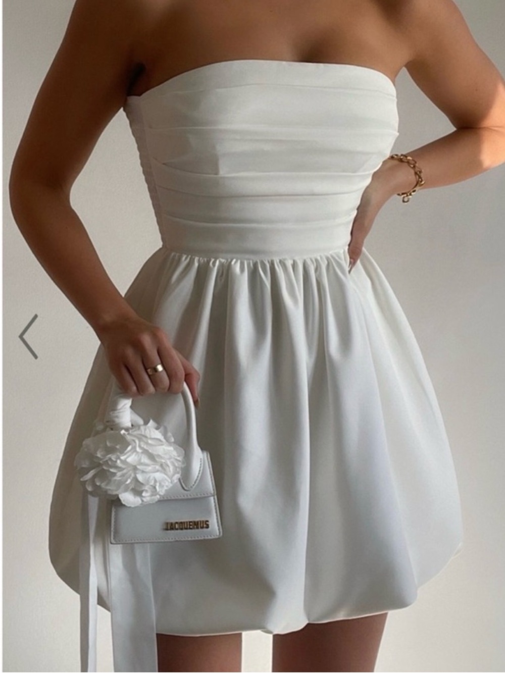 NWT Showpo Flaw Shaima Mini Strapless Dress size 8 - Picture 3 of 7